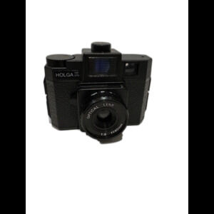Holga 120 CFN Medium Format 120 Film Camera Untested As Is Color Flash Black